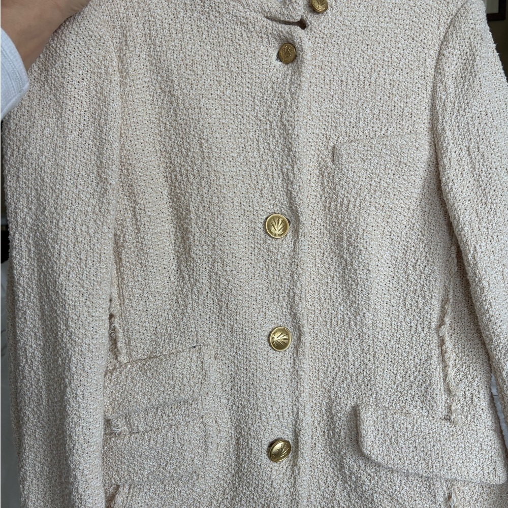 Rag & Bone Slade Cream Jacket Size 8 (fits more like a size 6) - Picture 8 of 11